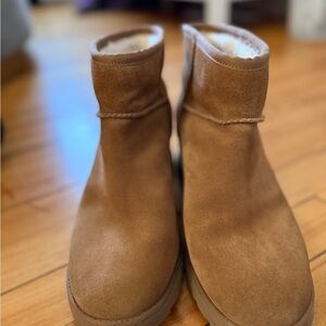 UGG Tan Boots with Plush Lining